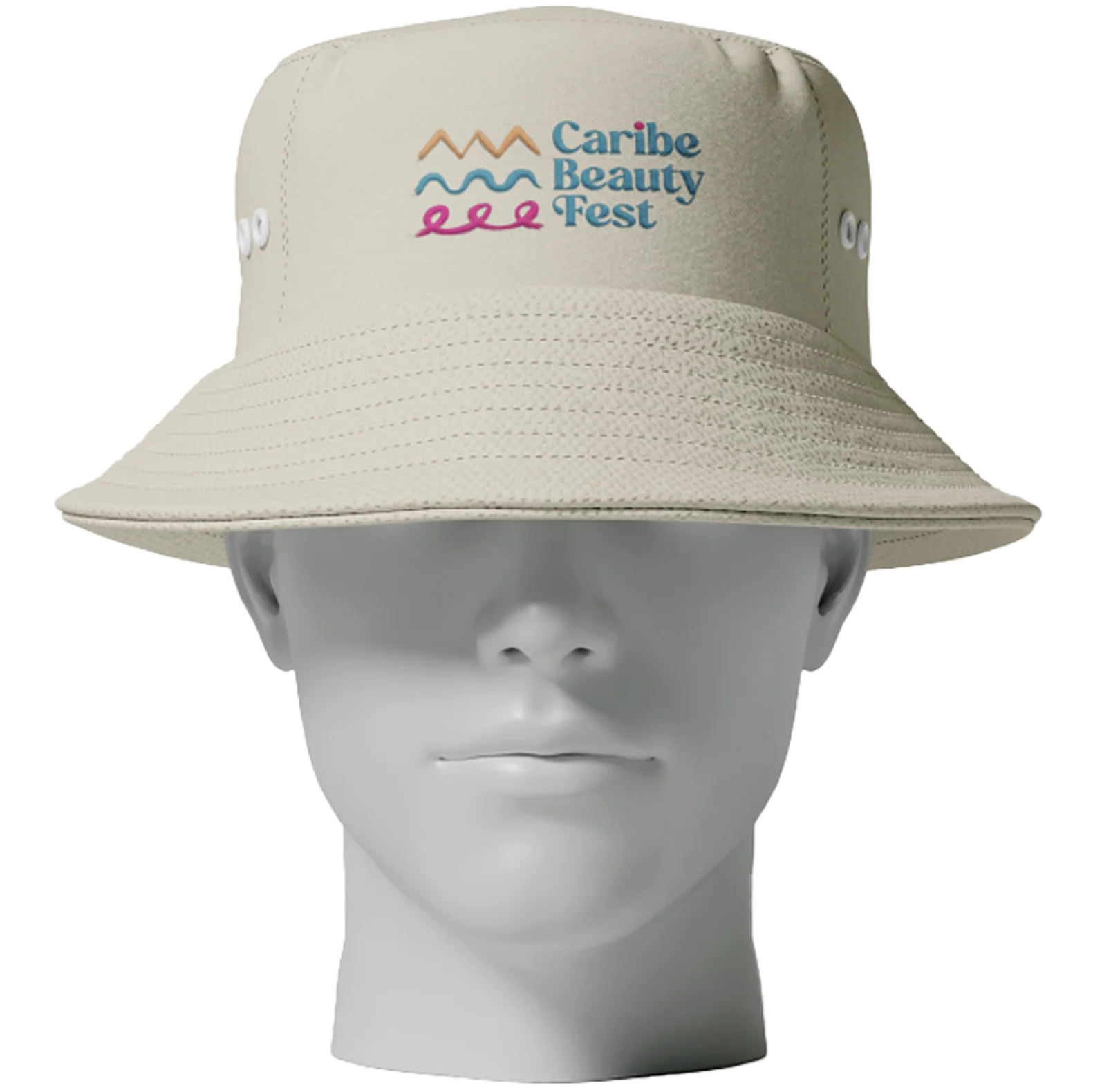 gorro de pescador con la marca