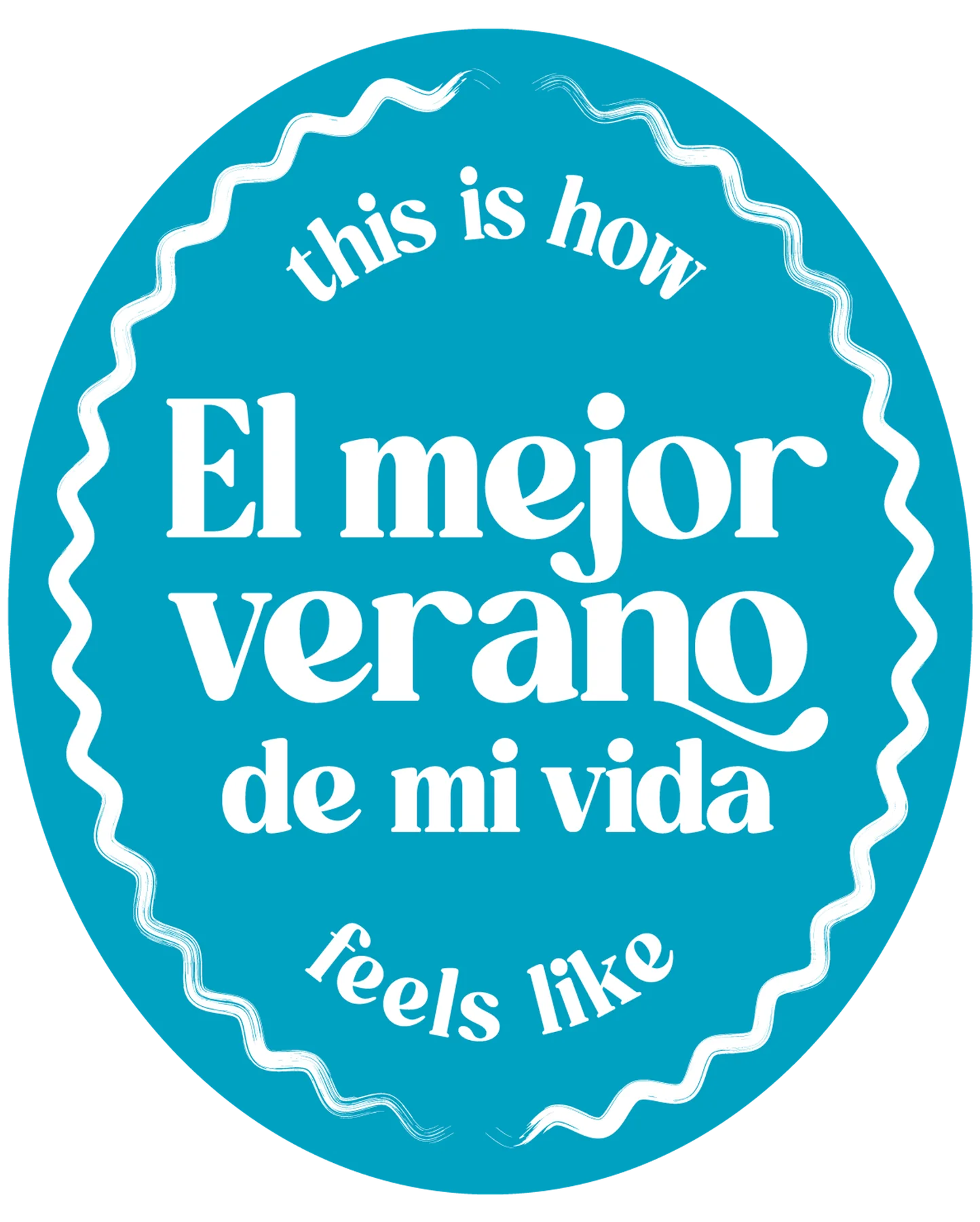 sticker «el mejor verano de mi vida»