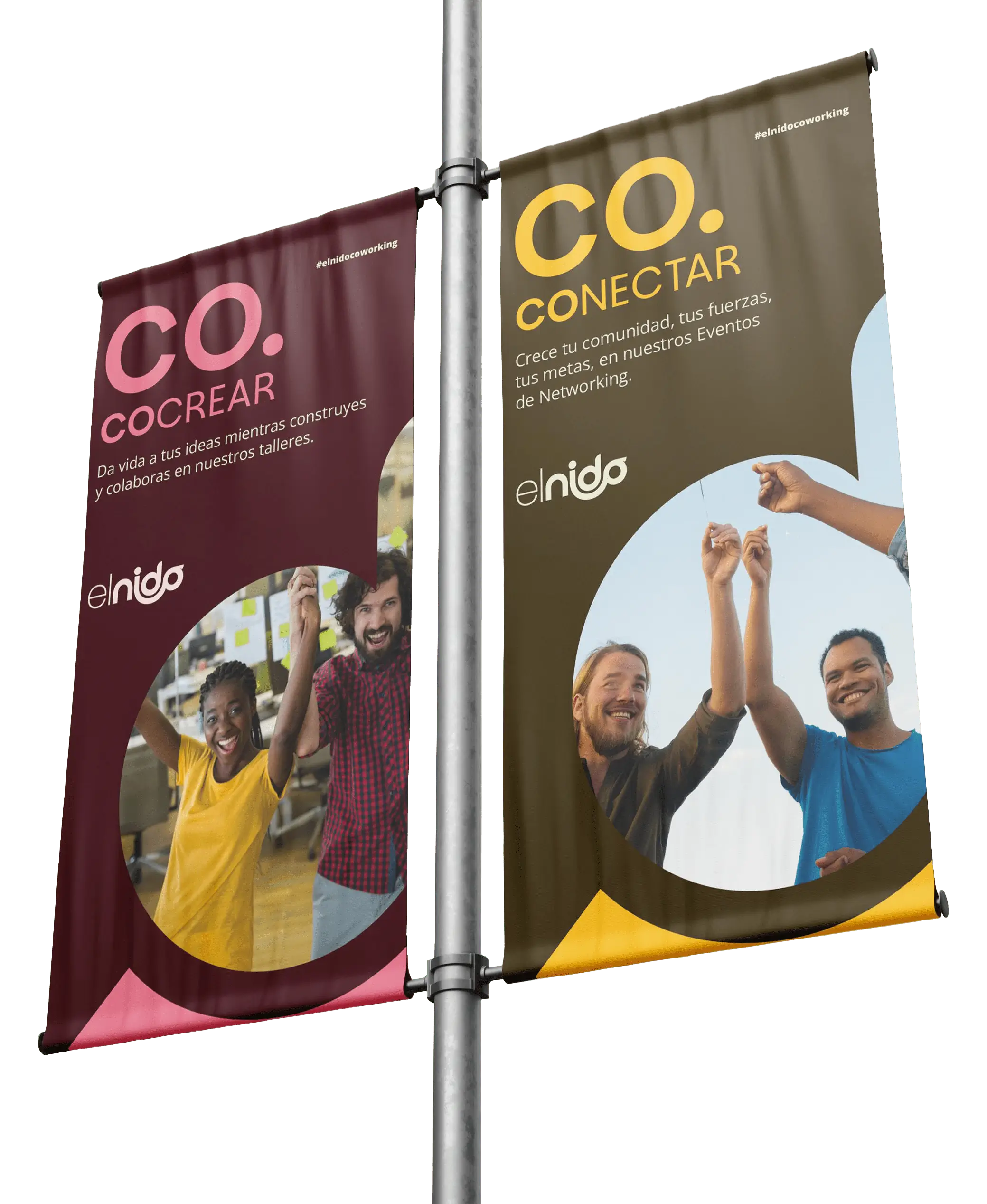 banderolas publicitarias en vía pública