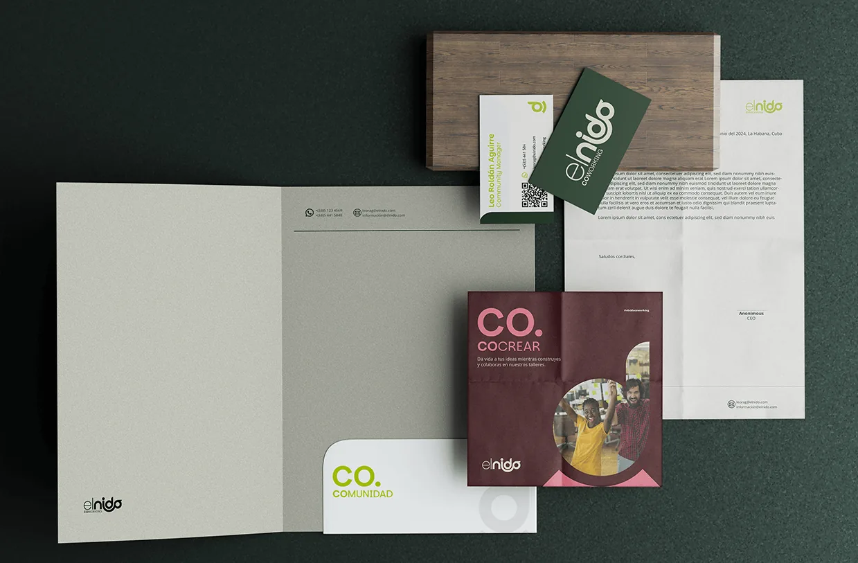 mockup de papelería completa