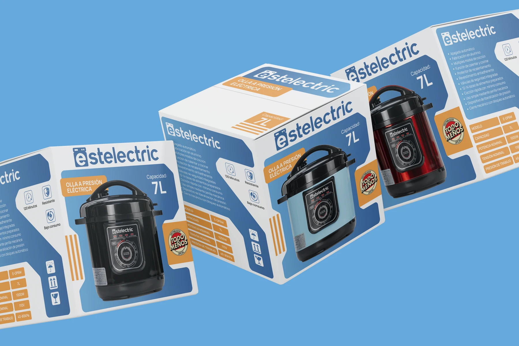 cajas de la arrocera en sus dos versiones