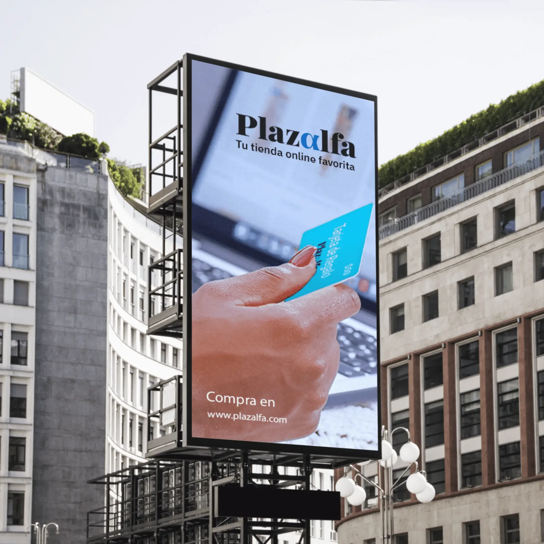valla publicitaria de Plazalfa
