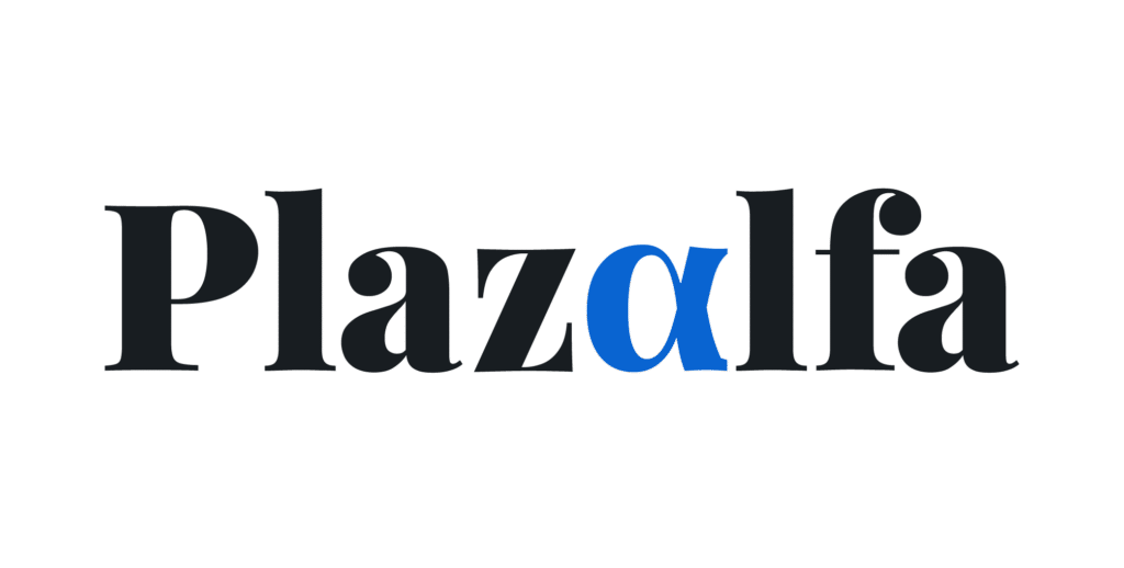 Logotipo principal de Plazalfa sin fondo