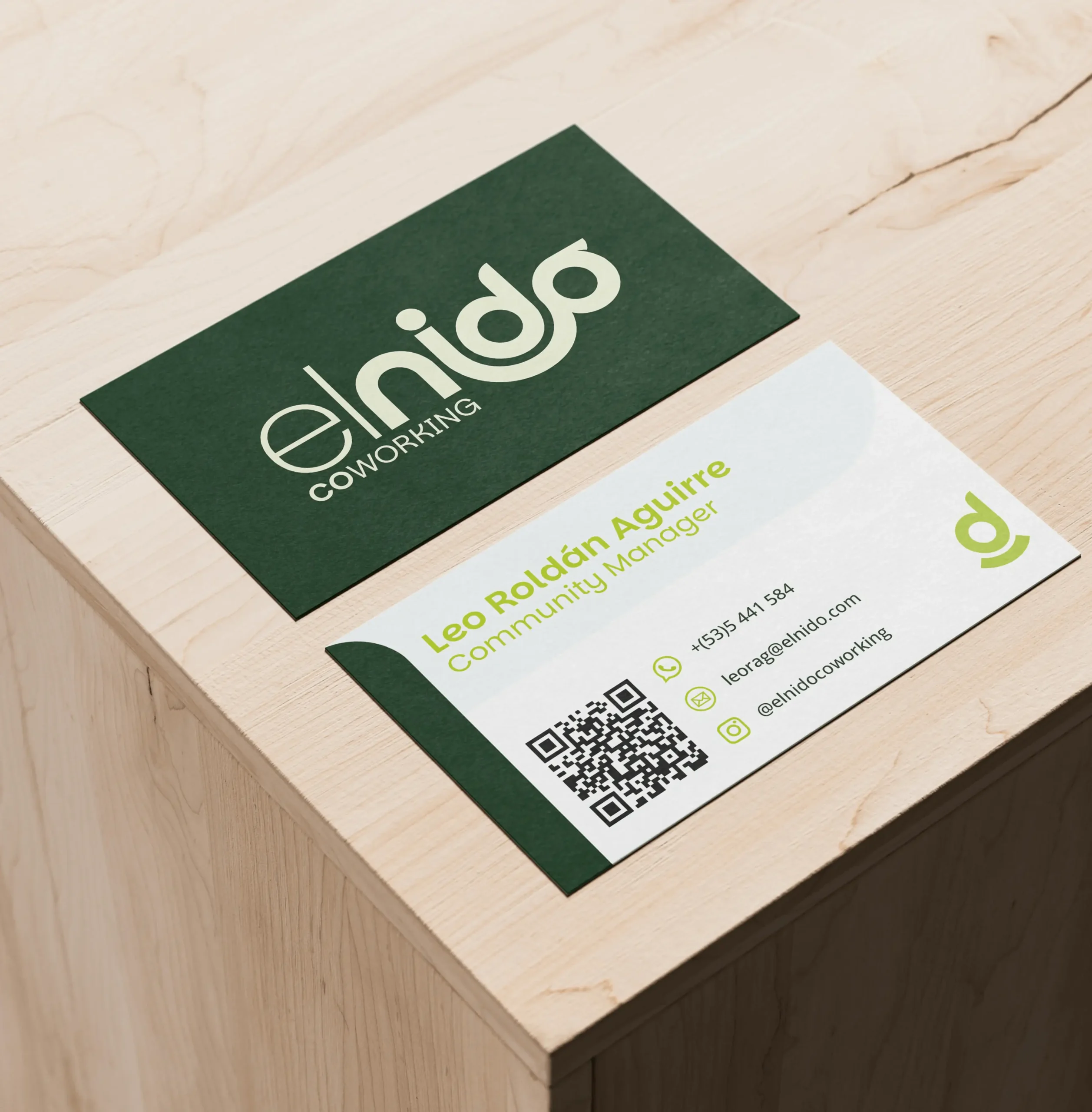 Diseño de tarjeta de presentación para El Nido